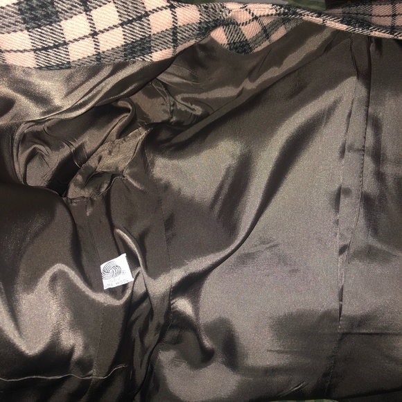 Vintage Rena Rowan for Saville Clueless Style 100% Wool Plaid Button Down Blazer - Picture 9 of 10